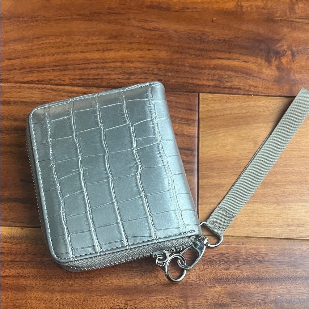 Urban Outfitters Metallic Silver Wallet